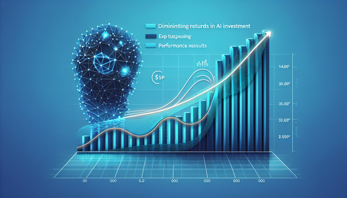 Graph showing AI diminishing returns as frontier model costs skyrocket with shrinking gains