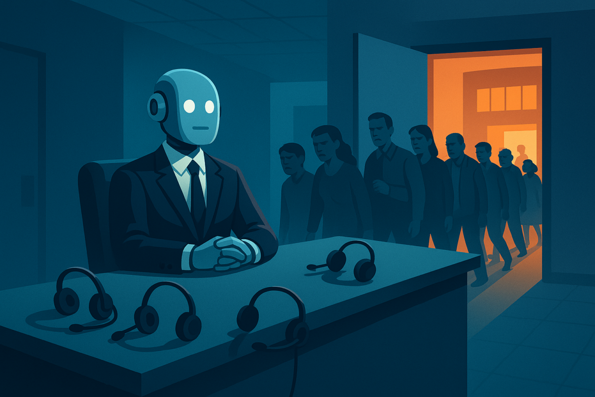 AI customer support backlash — companies rehiring human agents