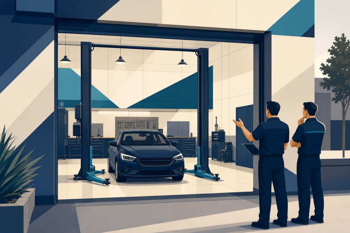 Automotive Lift Support Requires a Better Intake illustrated through shared observation of physical equipment