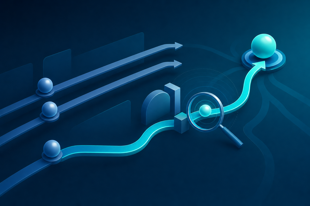 Customer operations best practices guided by visible service evidence