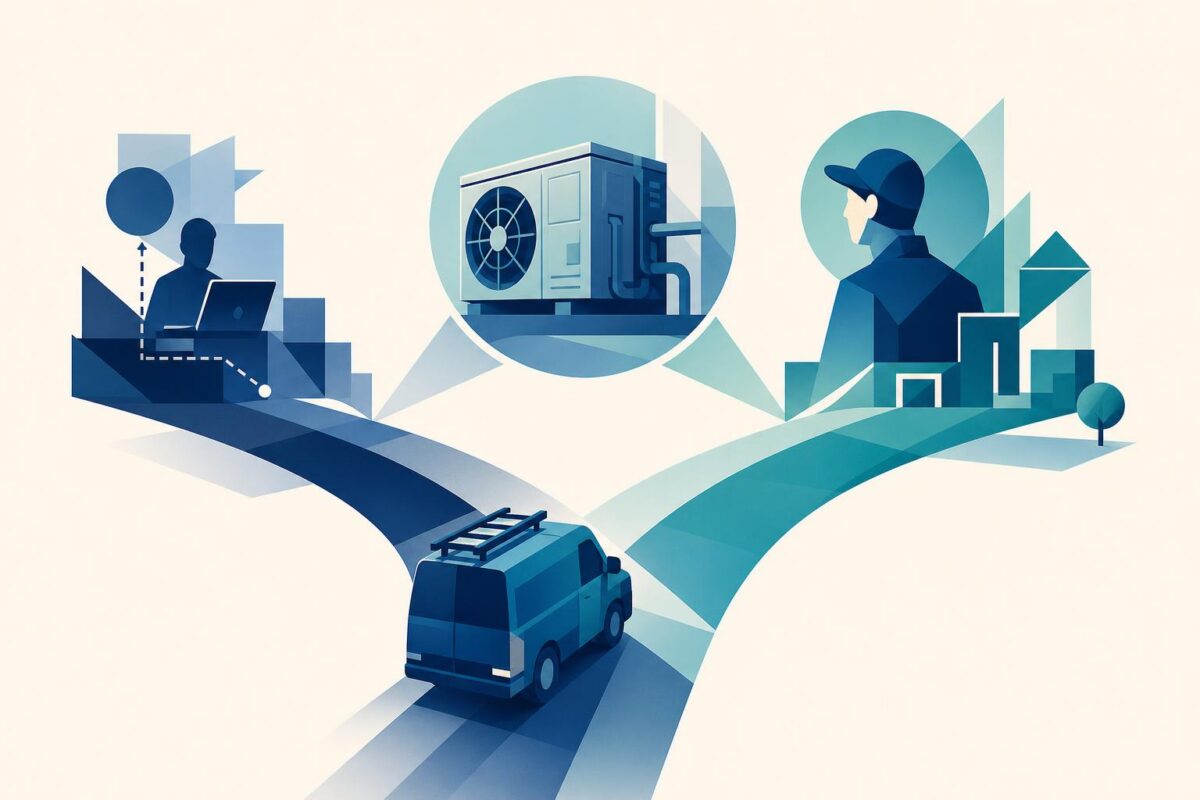 Dispatch route and physical equipment context