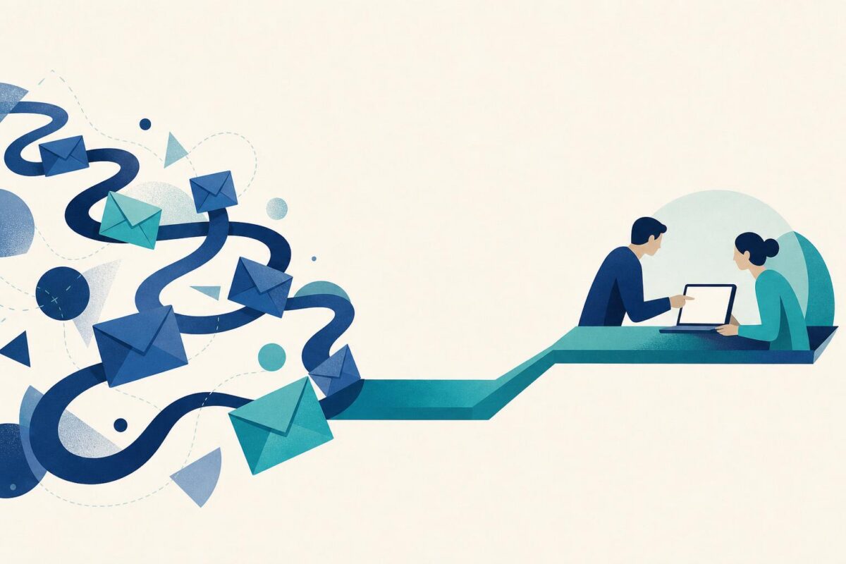 Email loops becoming a focused shared conversation
