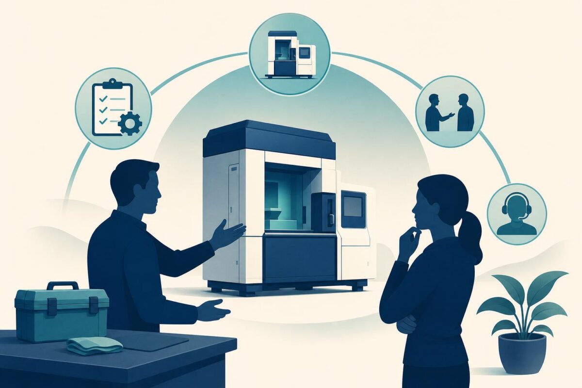 Equipment Customer Training Should Include a Demonstration illustrated through shared observation of physical equipment