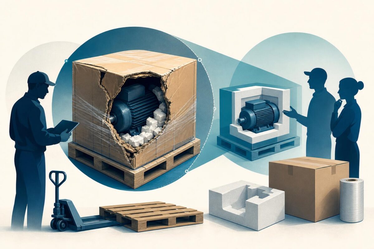 Freight Damage Assessment Before the Packaging Disappears illustrated through shared observation of physical equipment