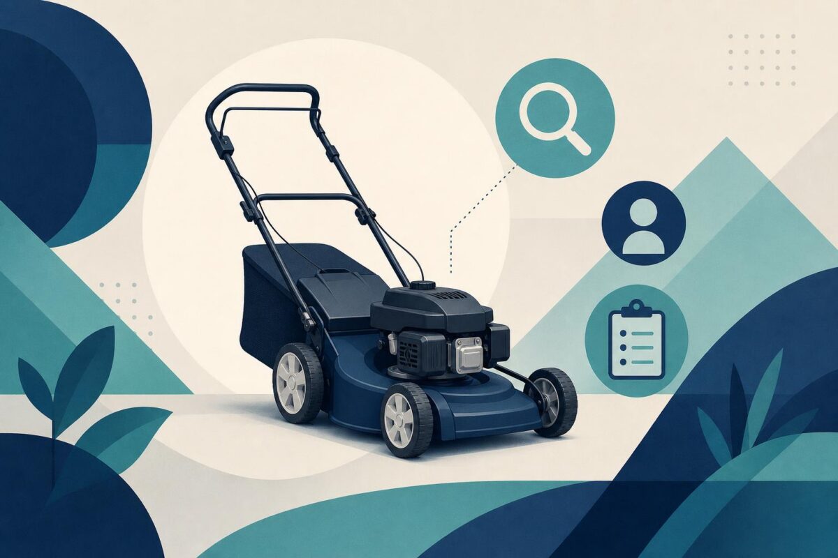 Lawn mower and equipment identification symbols