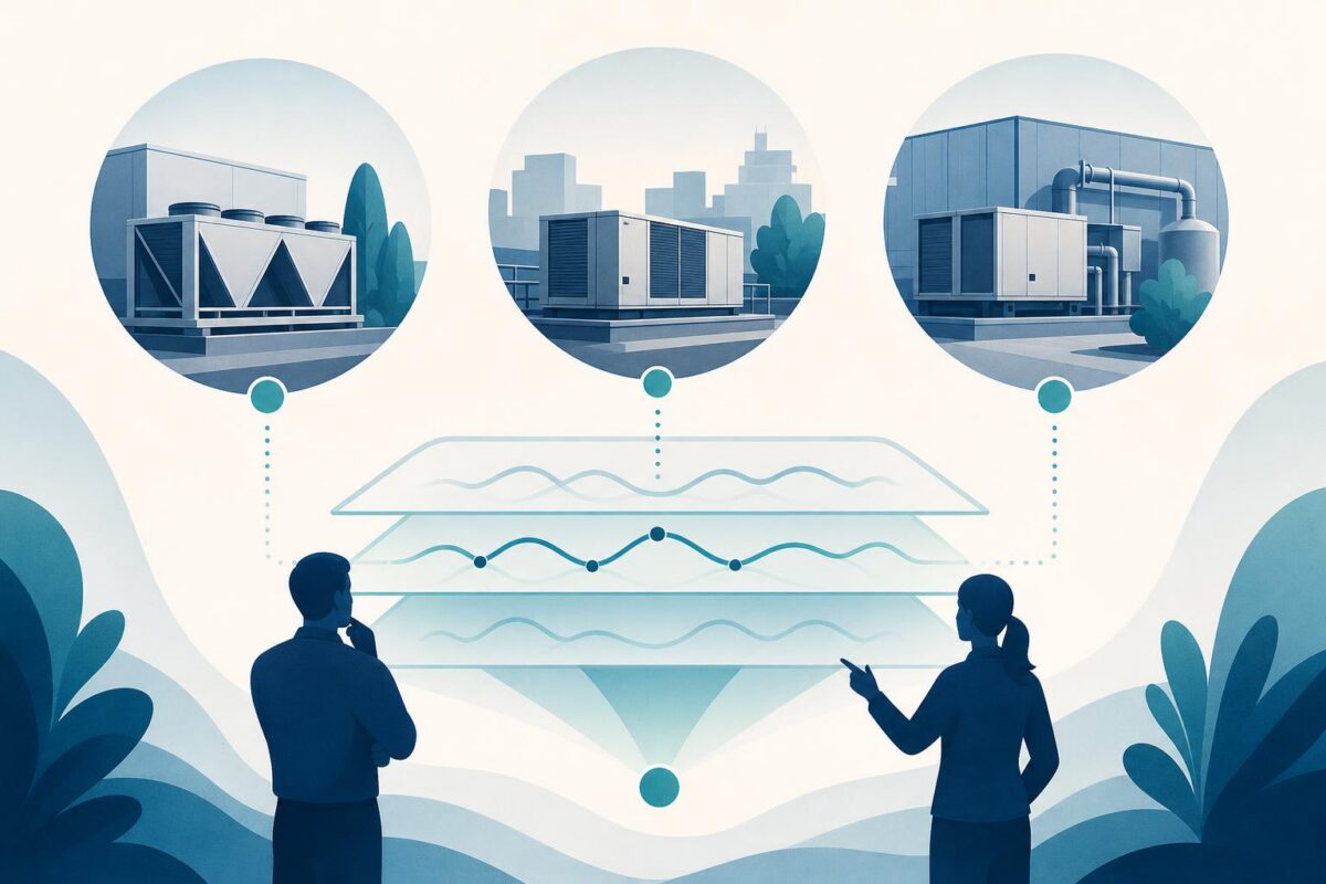 Multi-Site Equipment Support illustrated through shared observation of physical equipment