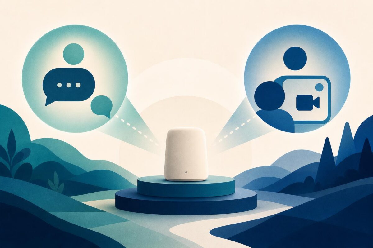 Personal communication and a physical support question